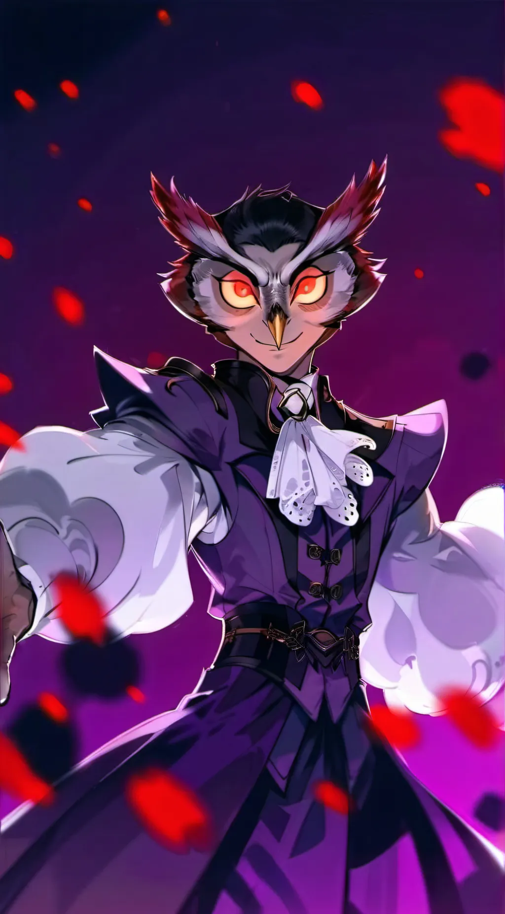 ai character: stolas  background