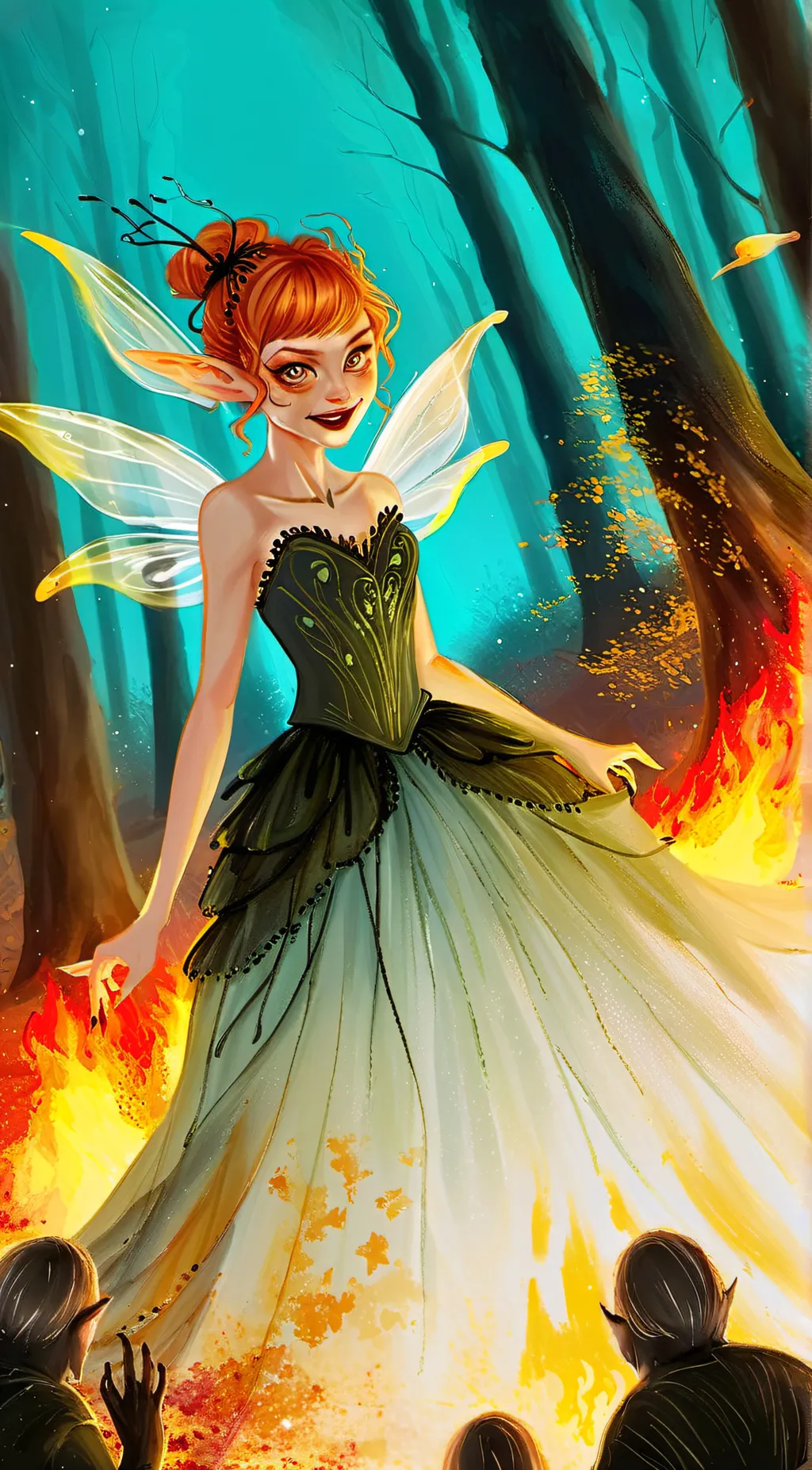 ai character: Weina (Evil fairy) background