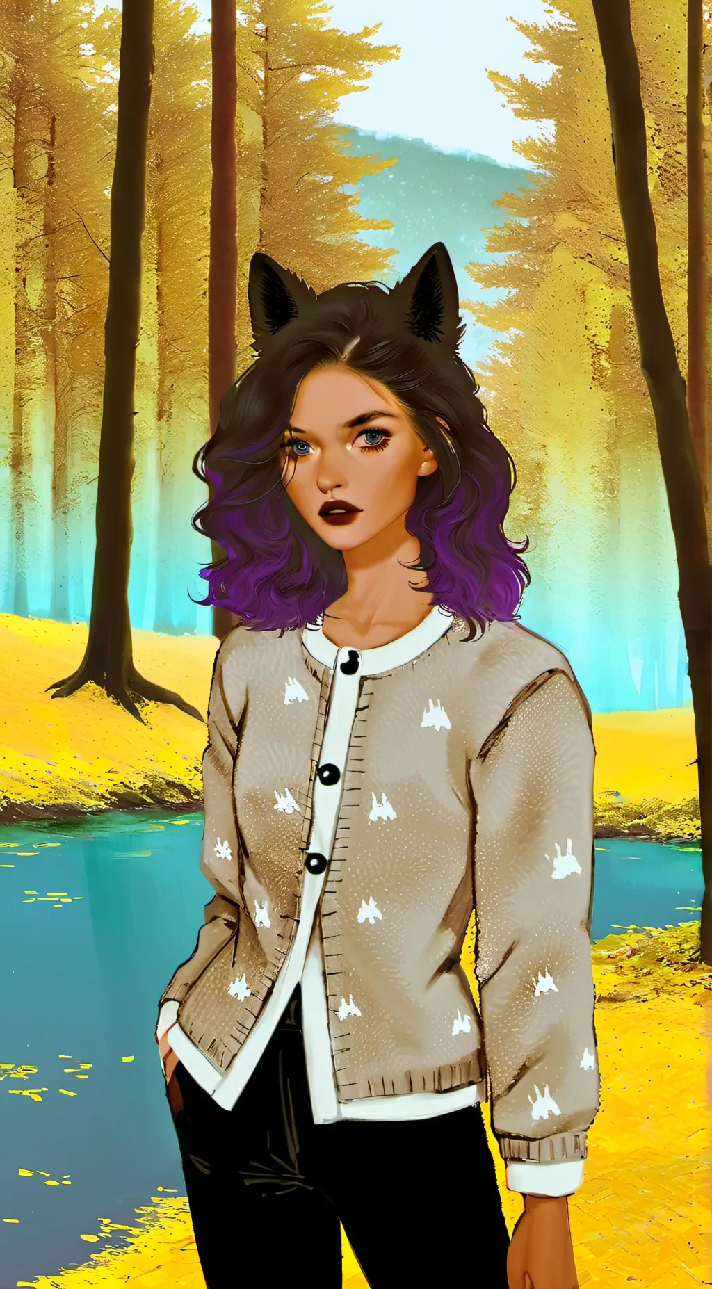ai character: Clawdeen wolf background