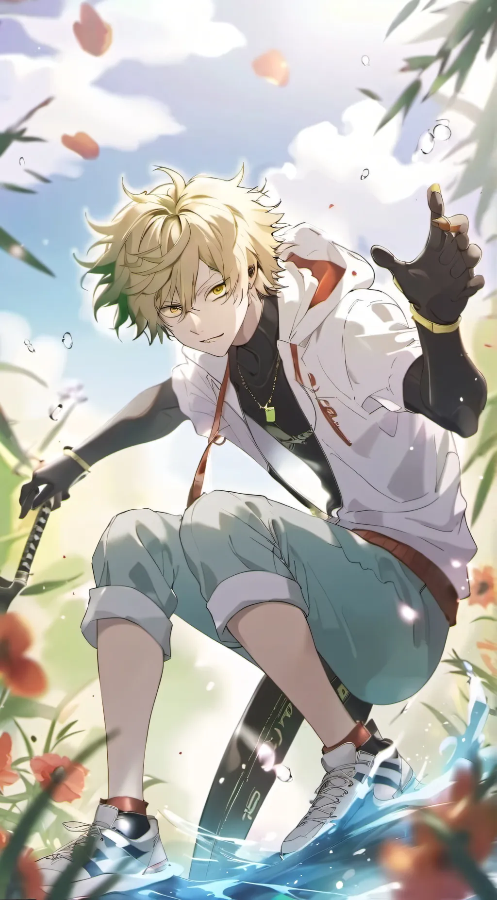 ai character: MHA ROAD TRIP!! background