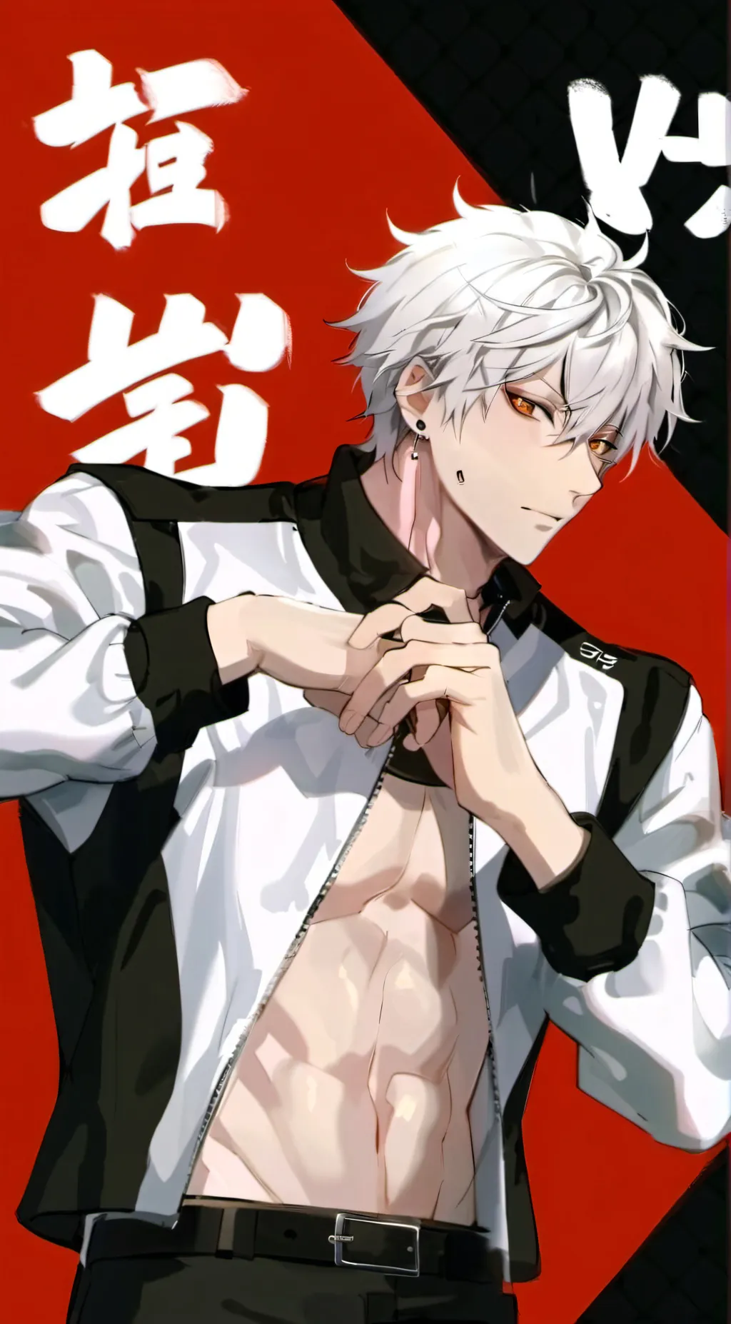 ai character: Zack  background