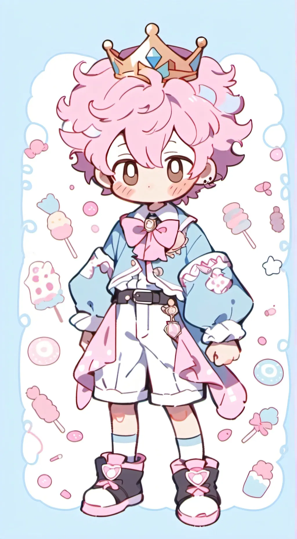 ai character: Gumball background
