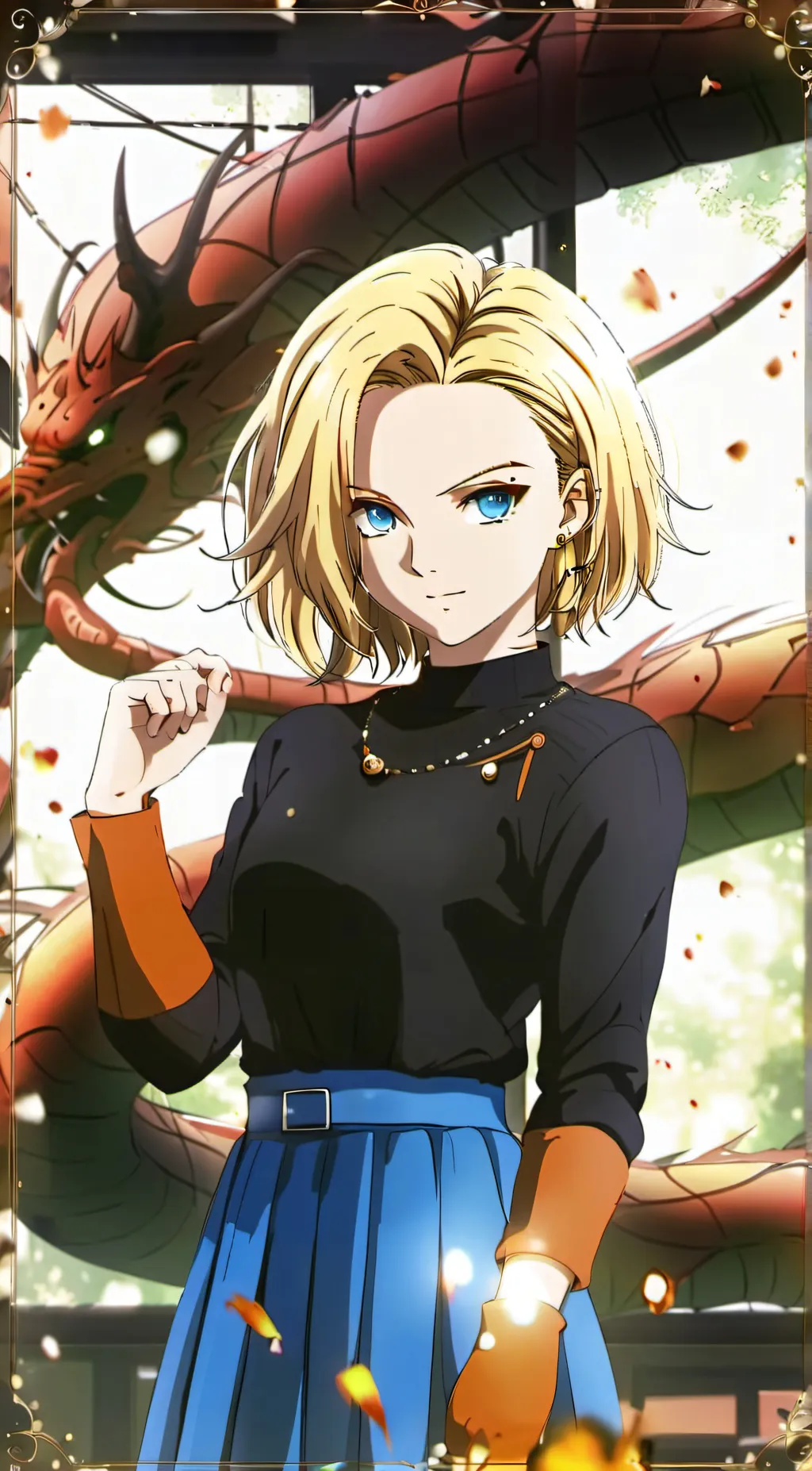 ai character: Android  background