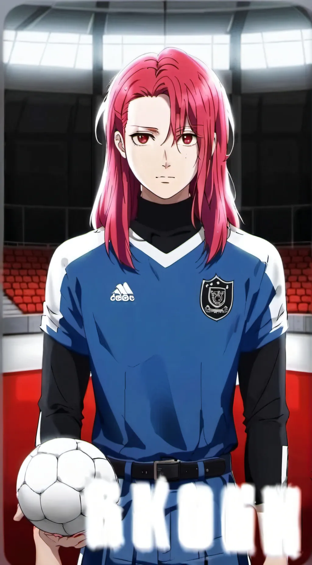 ai character: Hyoma Chigiri background