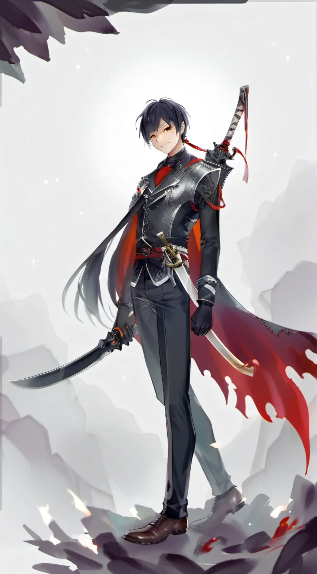ai character: kumagawa Swordman background