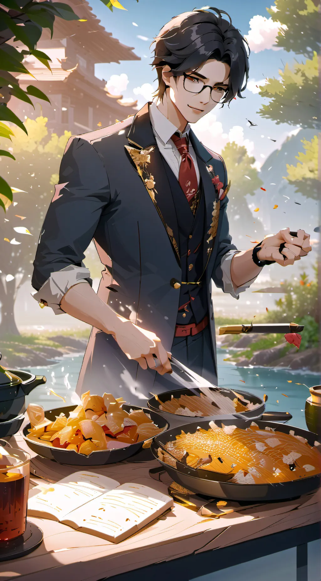ai character: yoshiru karasawa background
