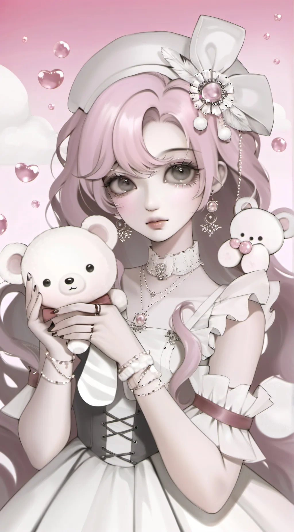 ai character: Charlie amd Angel  background