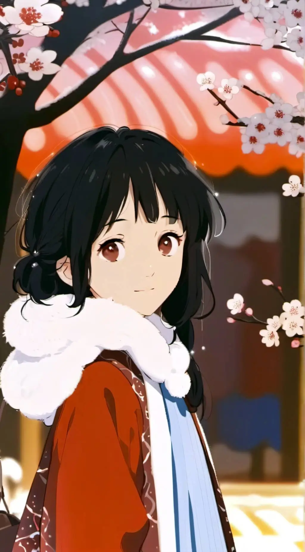 ai character: Maria Belle  background