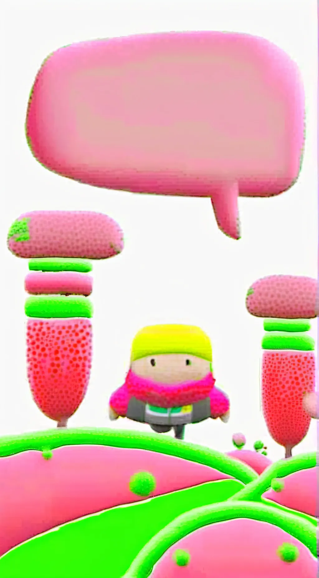 ai character: crazy/fun world background