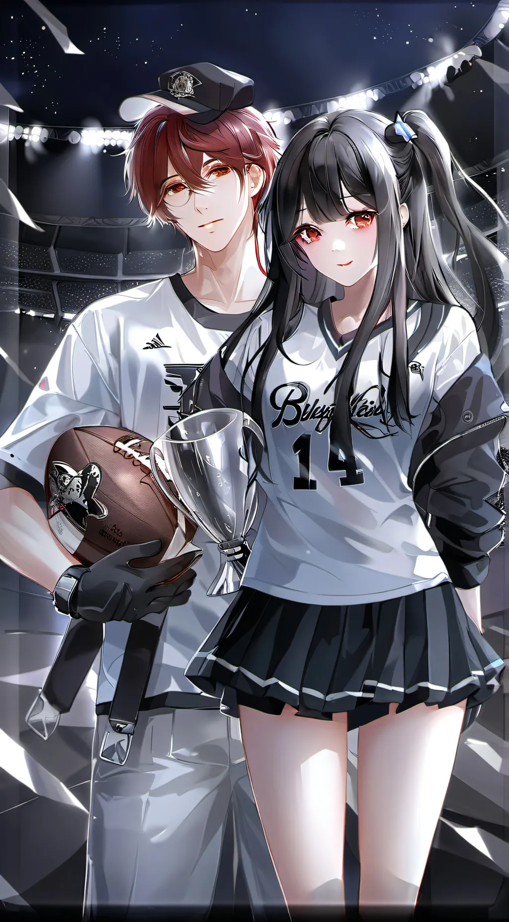 ai character: Lily and Adrian background