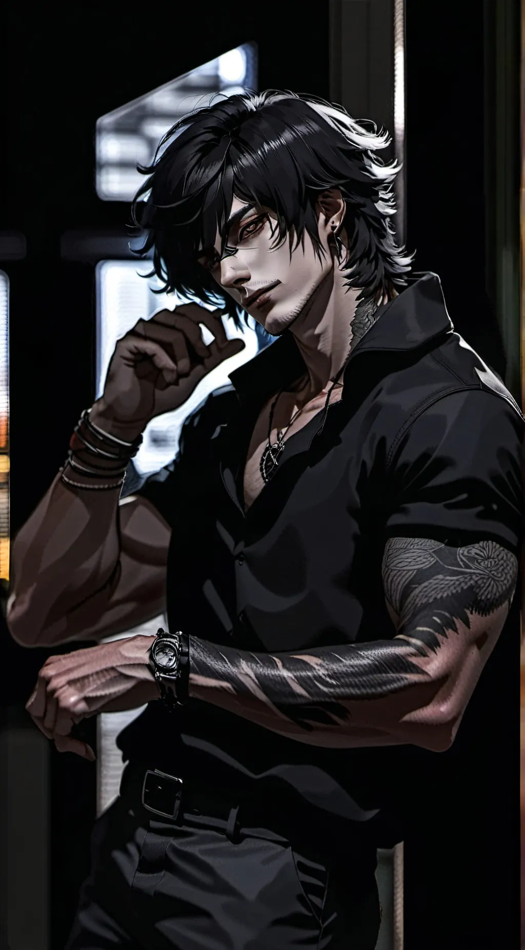 ai character: Zayin  background