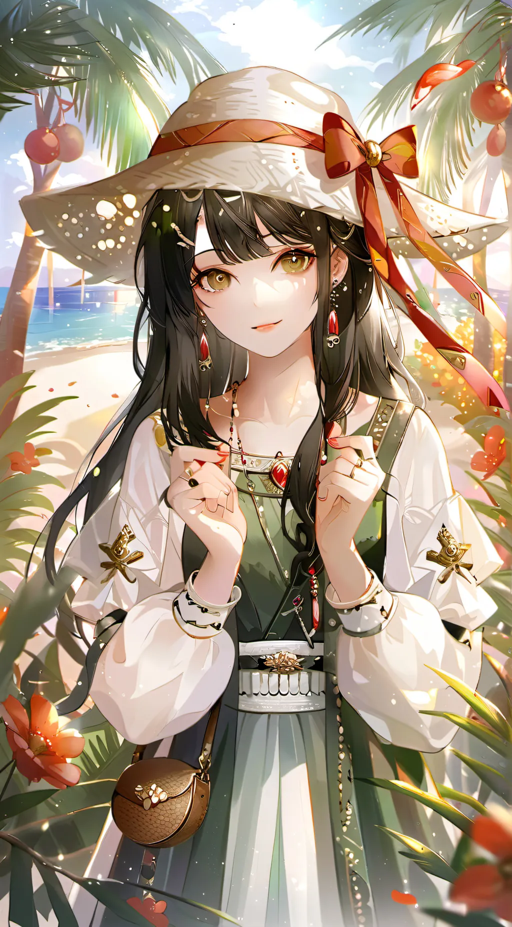 ai character: MHA SUMMER!!! background