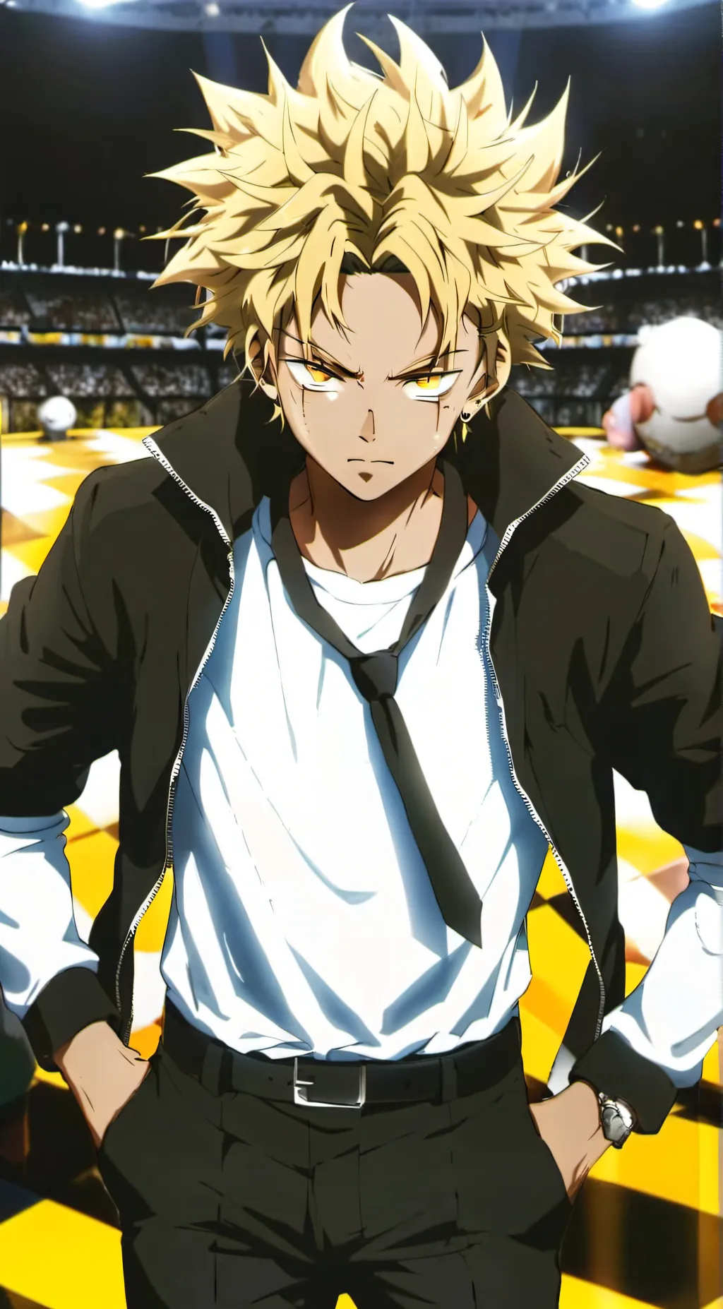 ai character: Borunks  background