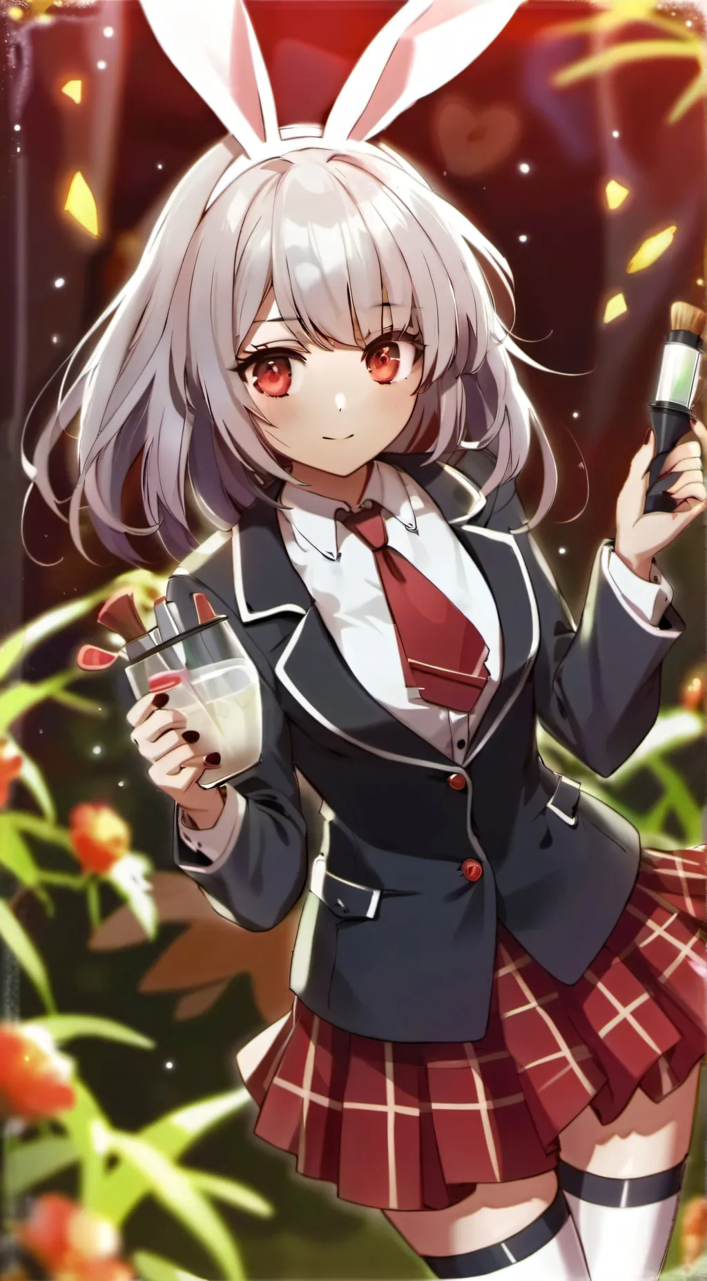 ai character: bunny girlfriend background