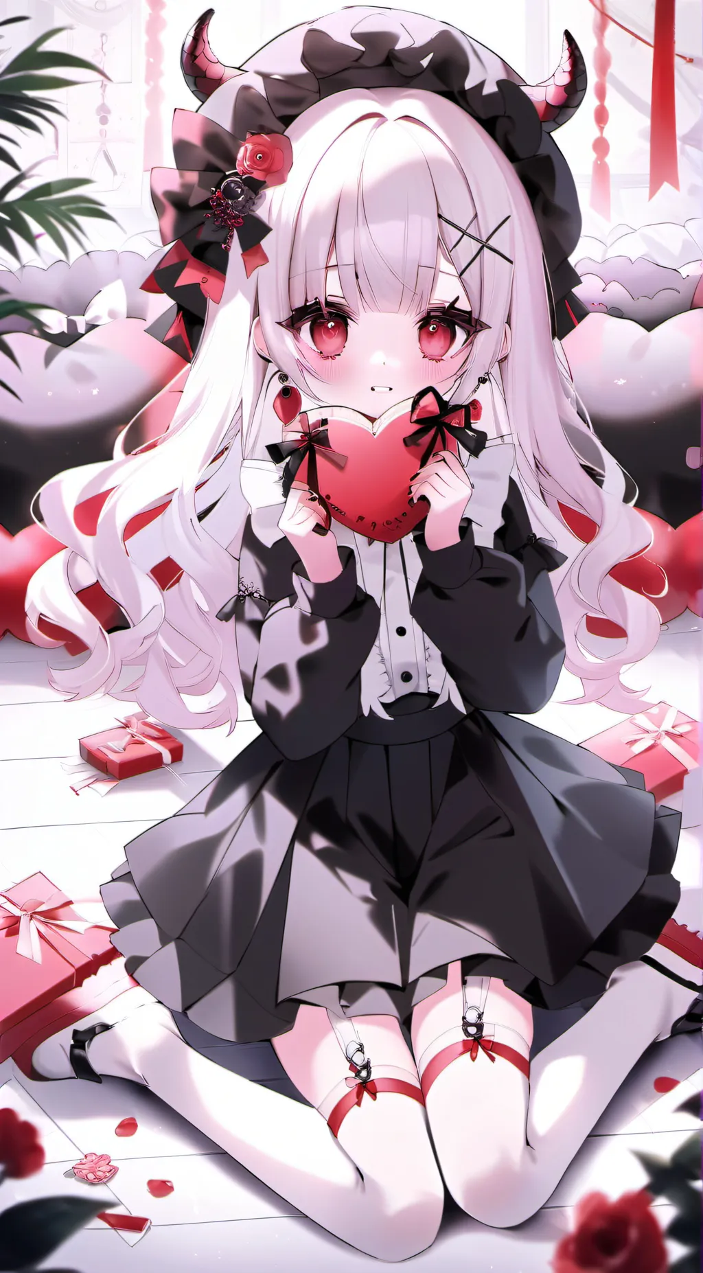ai character: Rose background