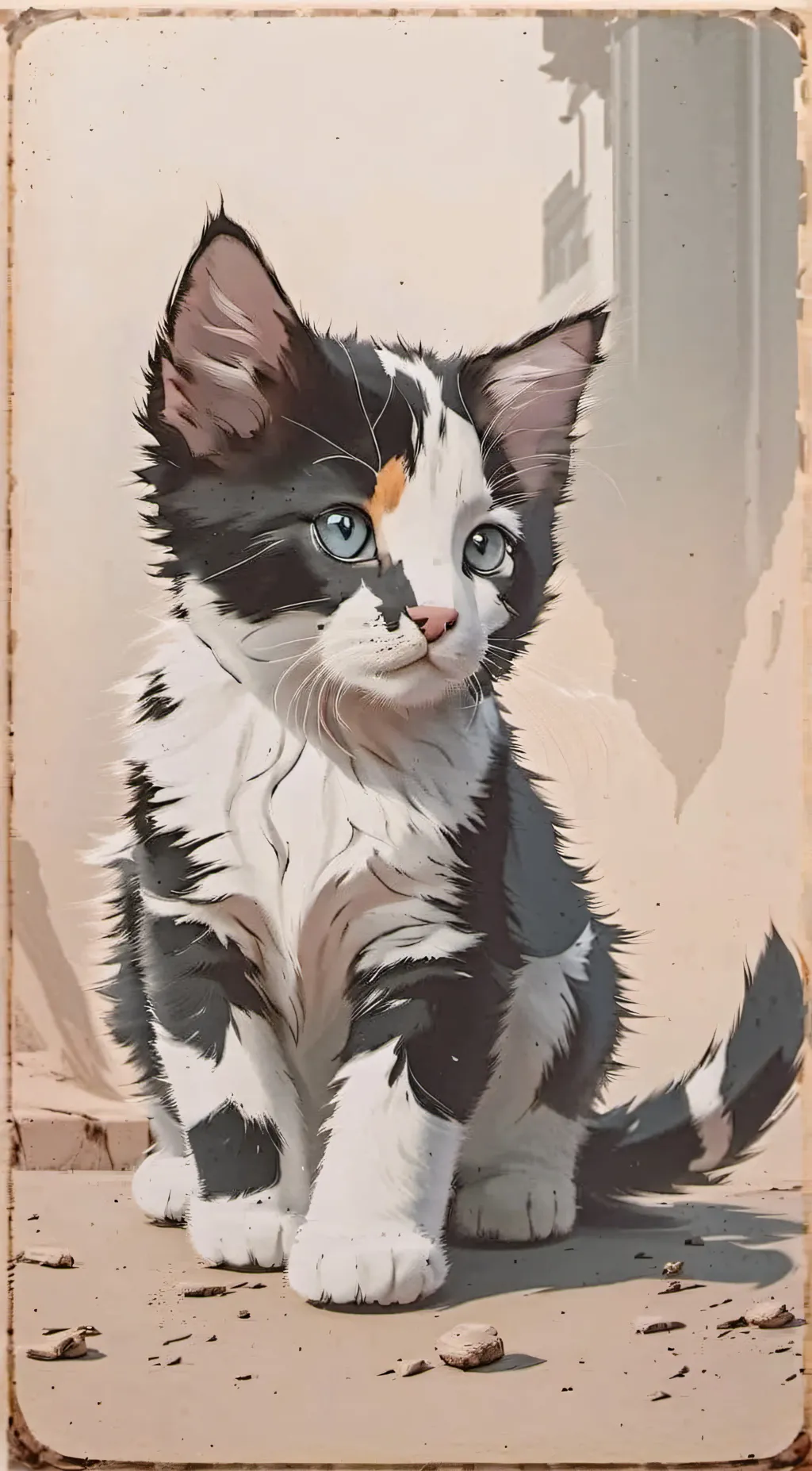 ai character: blueberry background