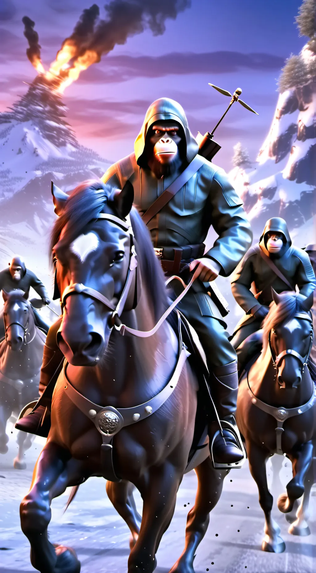 ai character: Planet of the Apes background