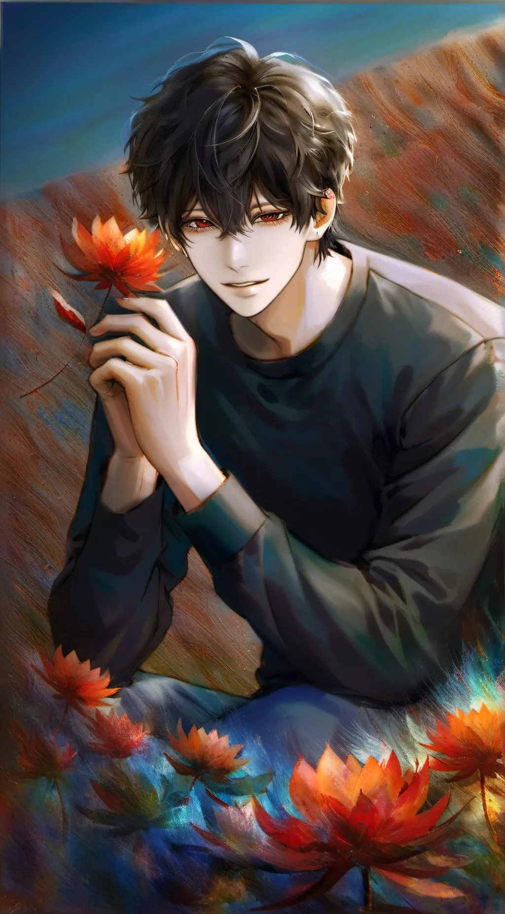 ai character: Minato Sato background
