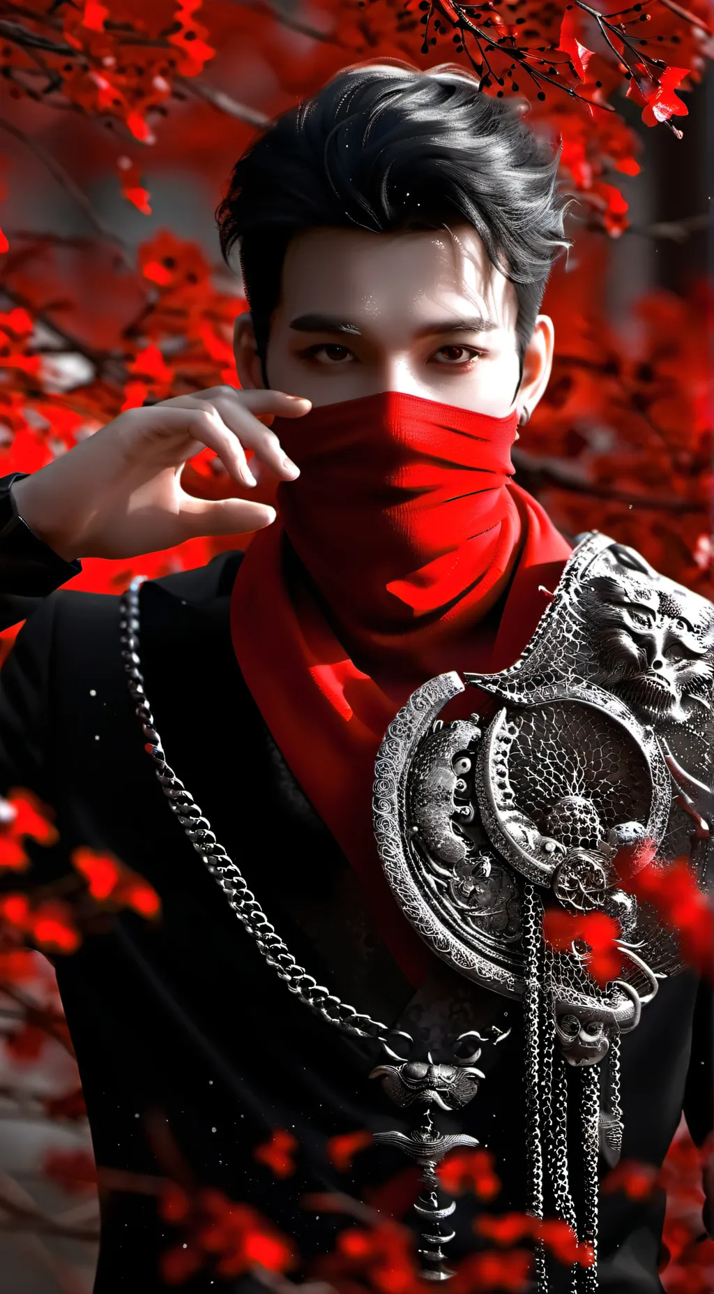 ai character: John Paul  background