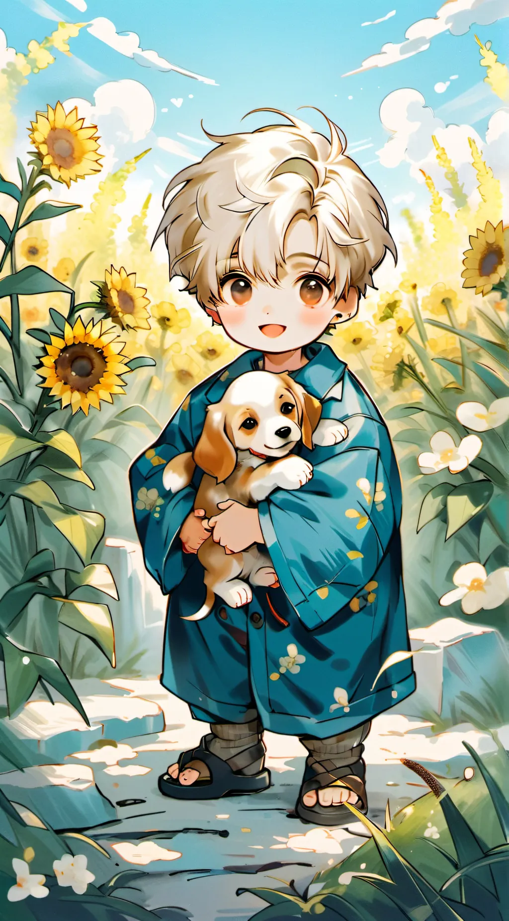 ai character: My puppy background