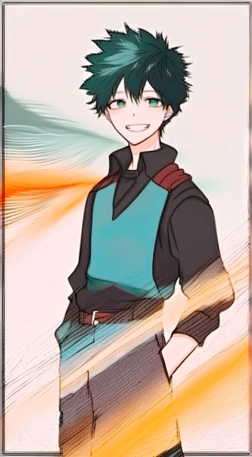 ai character: Deku(Secret Crush) background