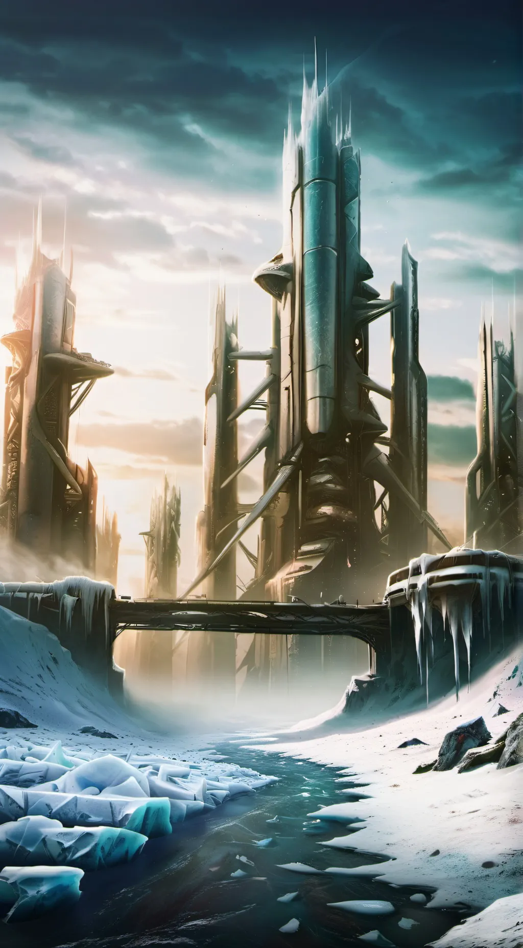 ai character: Future Earth background
