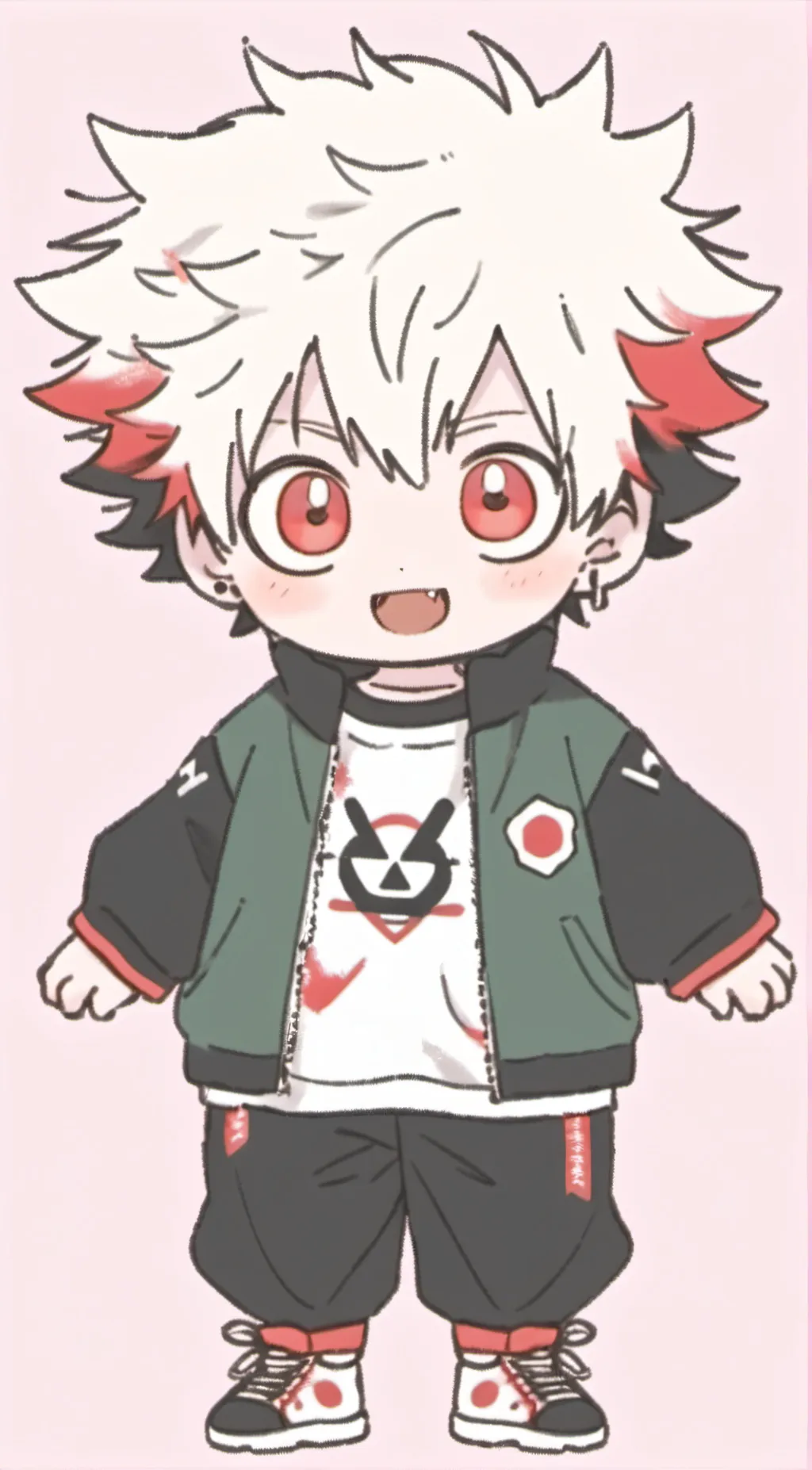 ai character: Baby Bakugou  background