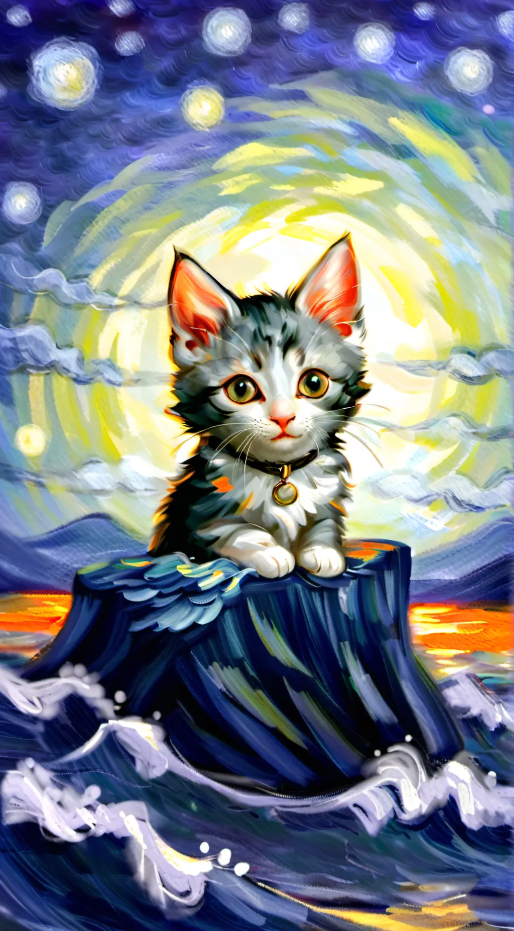 ai character: Luna background