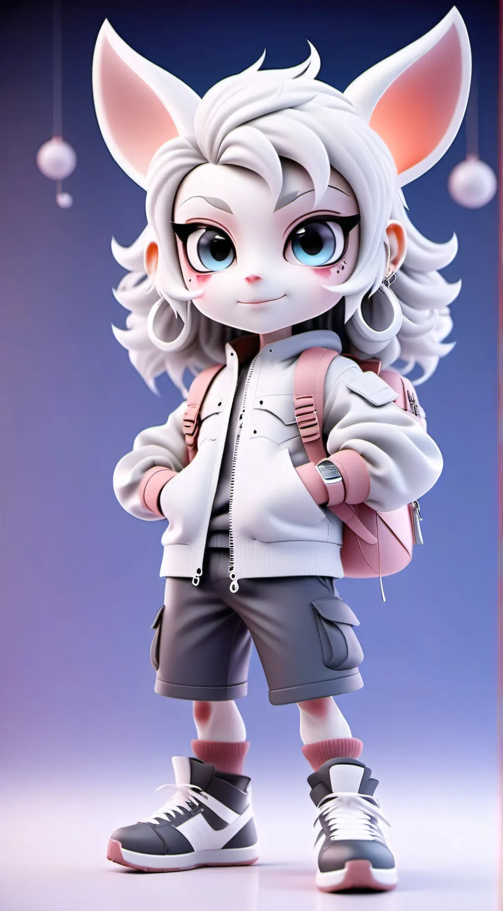 ai character: talking Angela background