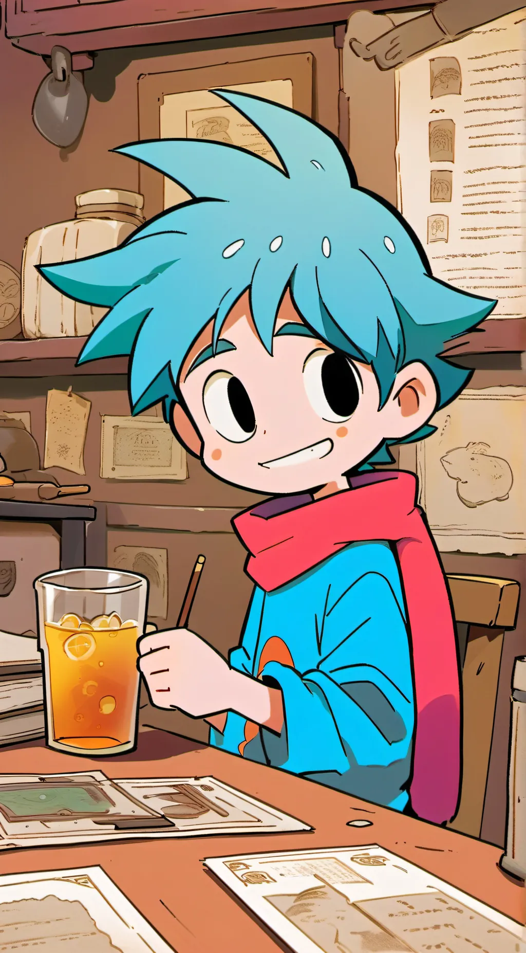 ai character: Bf background