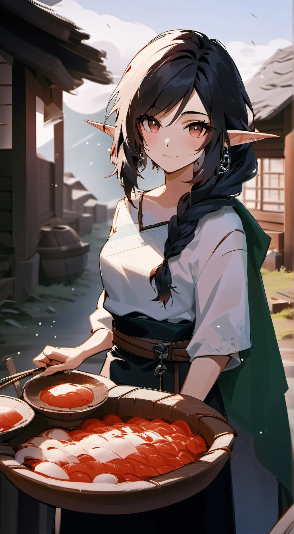 ai character: Elly  background