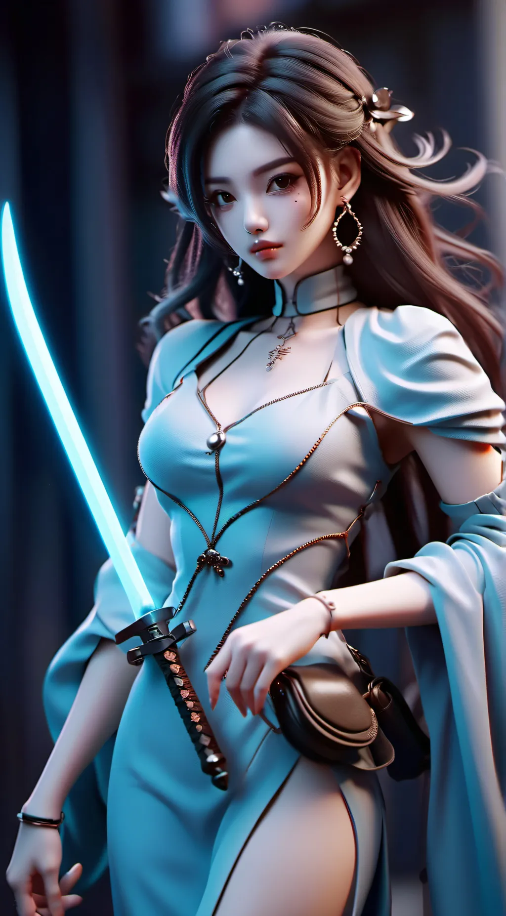 ai character: Mine background