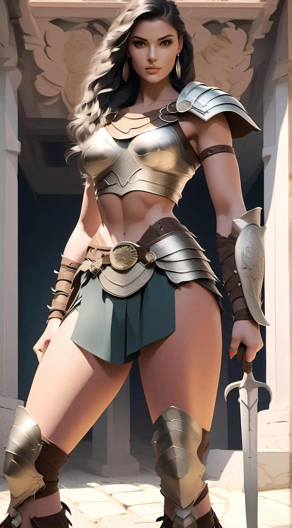 ai character: Andra background