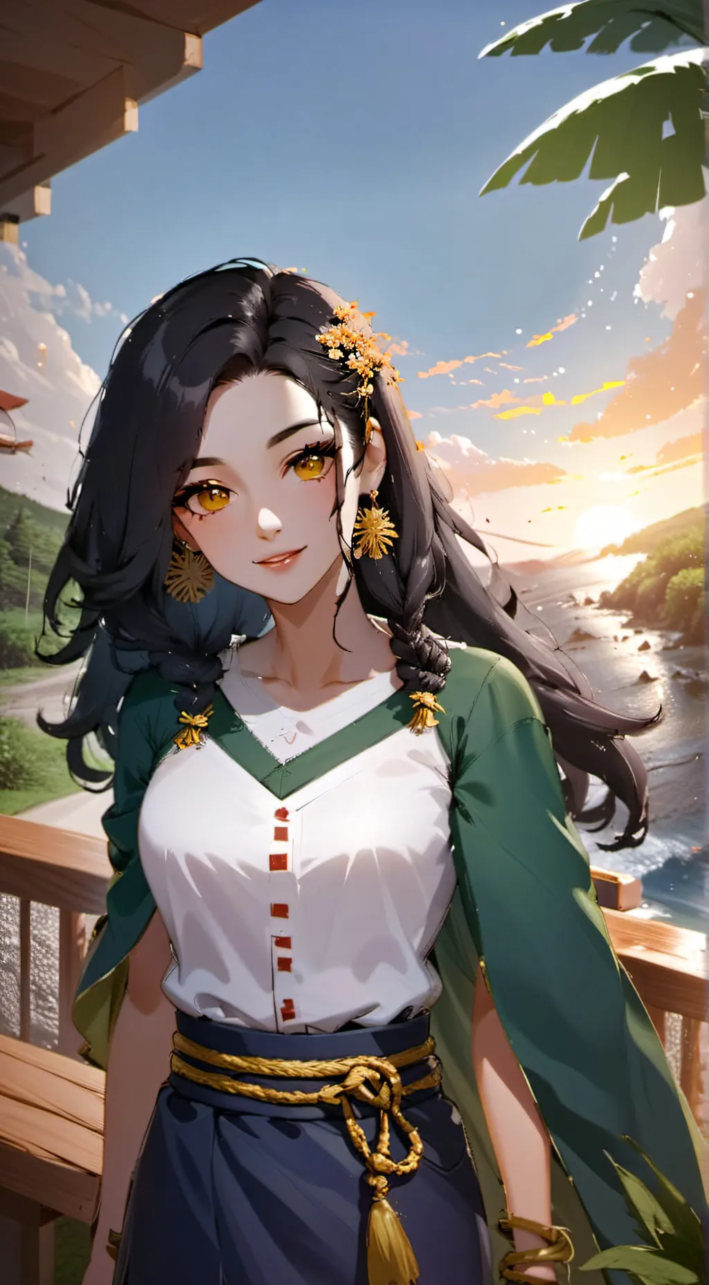 ai character: sarah background