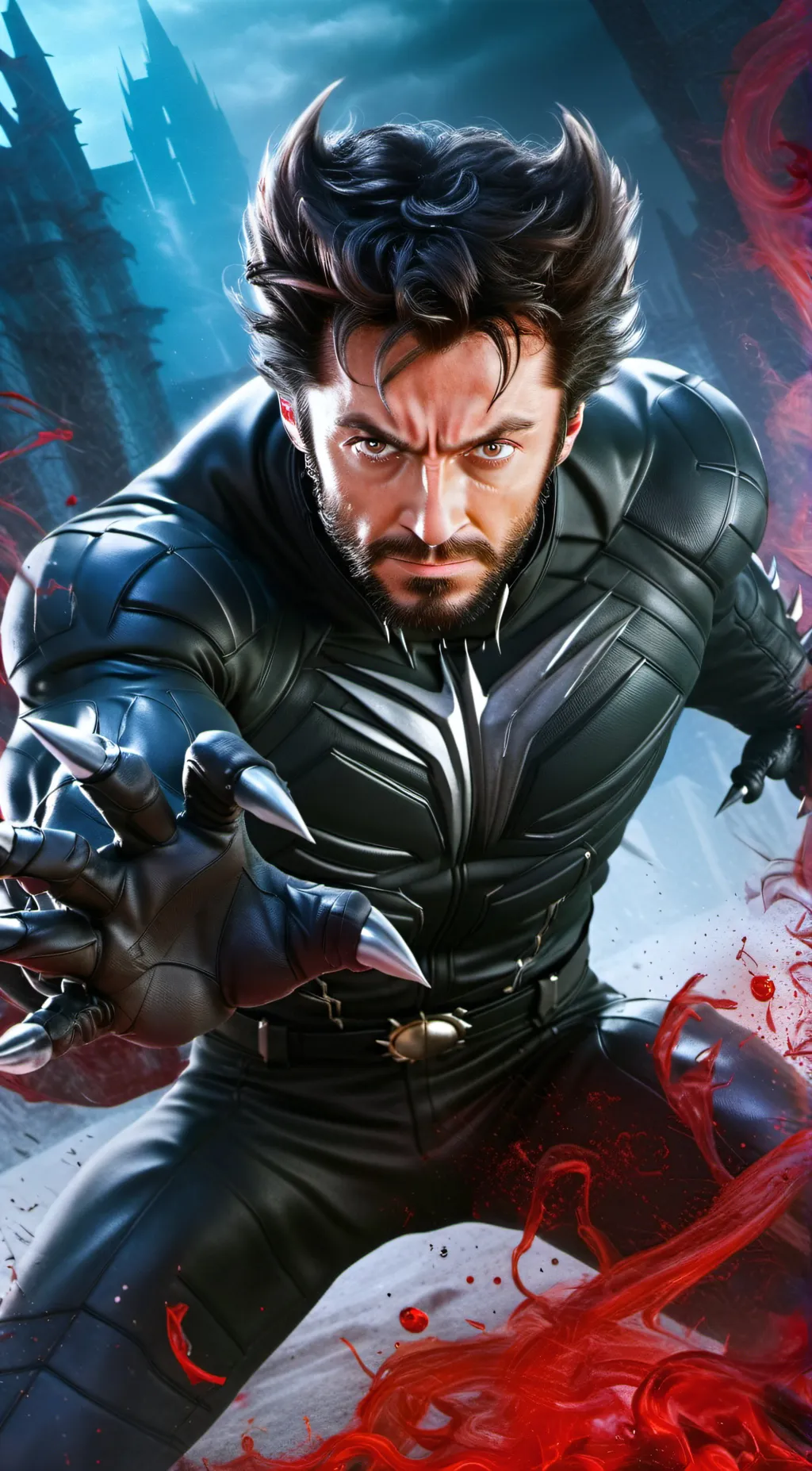 ai character: Logan Howlett background
