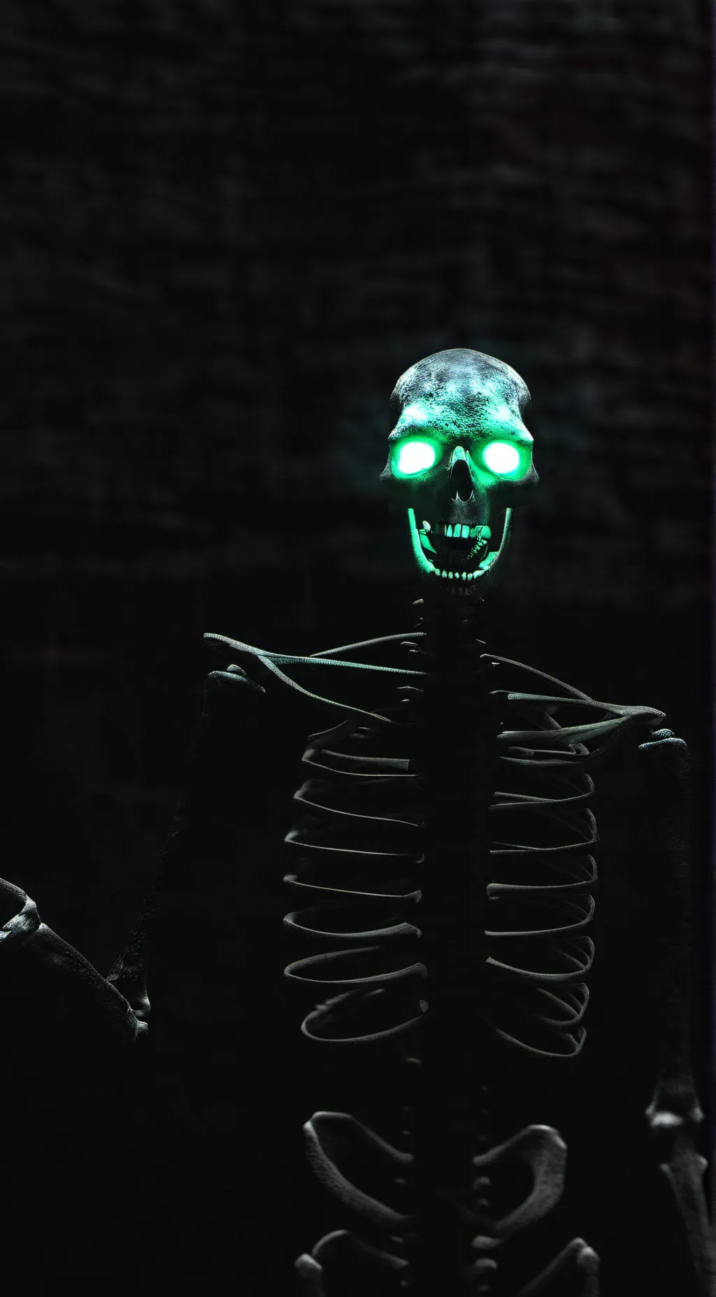 ai character: Mr Skelly bones background