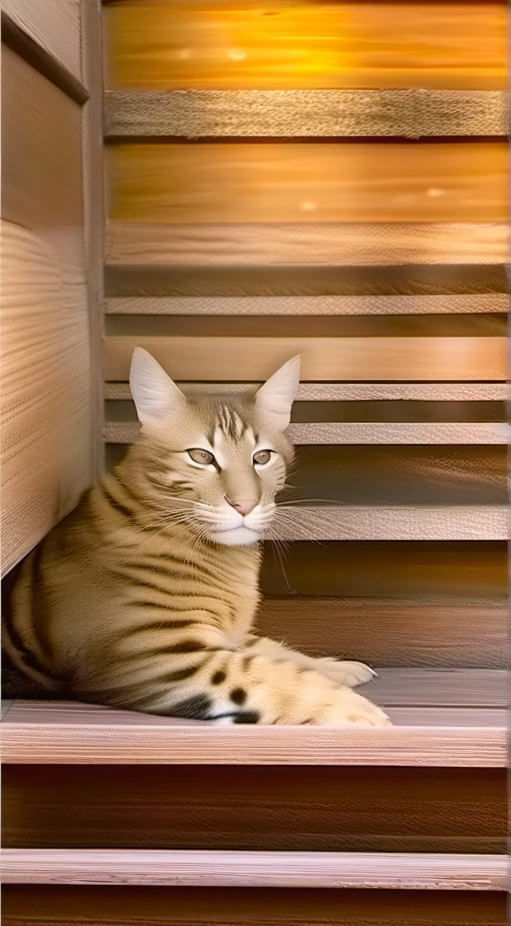 ai character: Gato Mewing. background