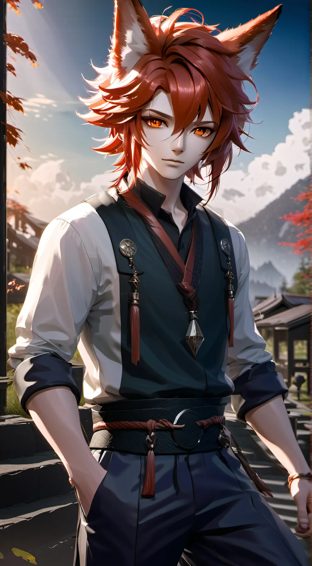 ai character: Kazu background