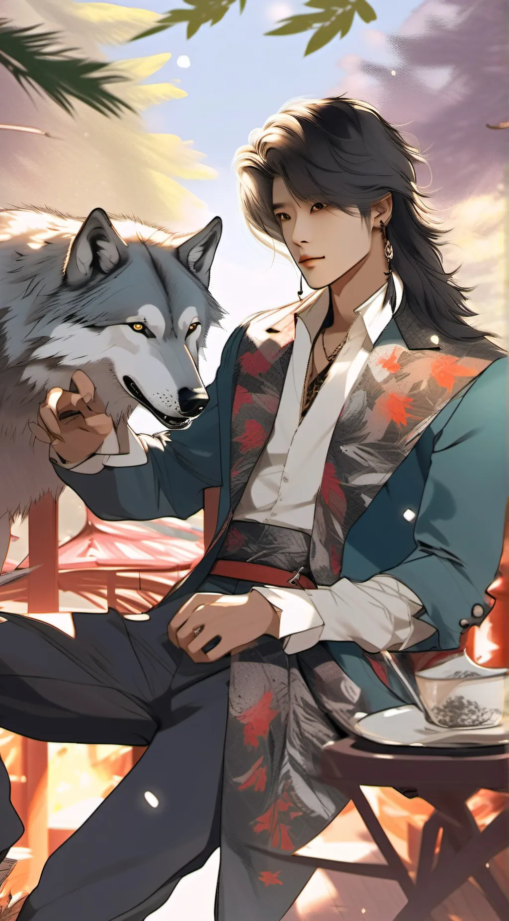 ai character: derek background