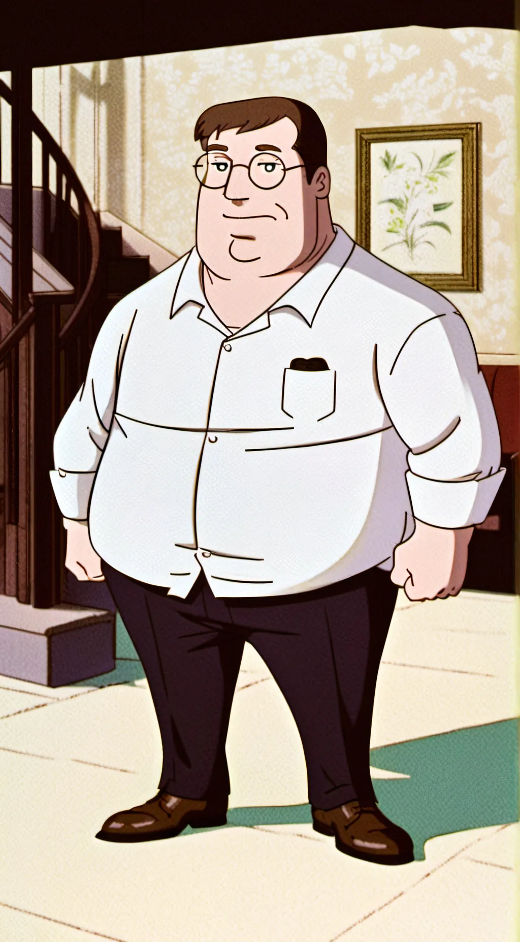 ai character: peter Griffin background