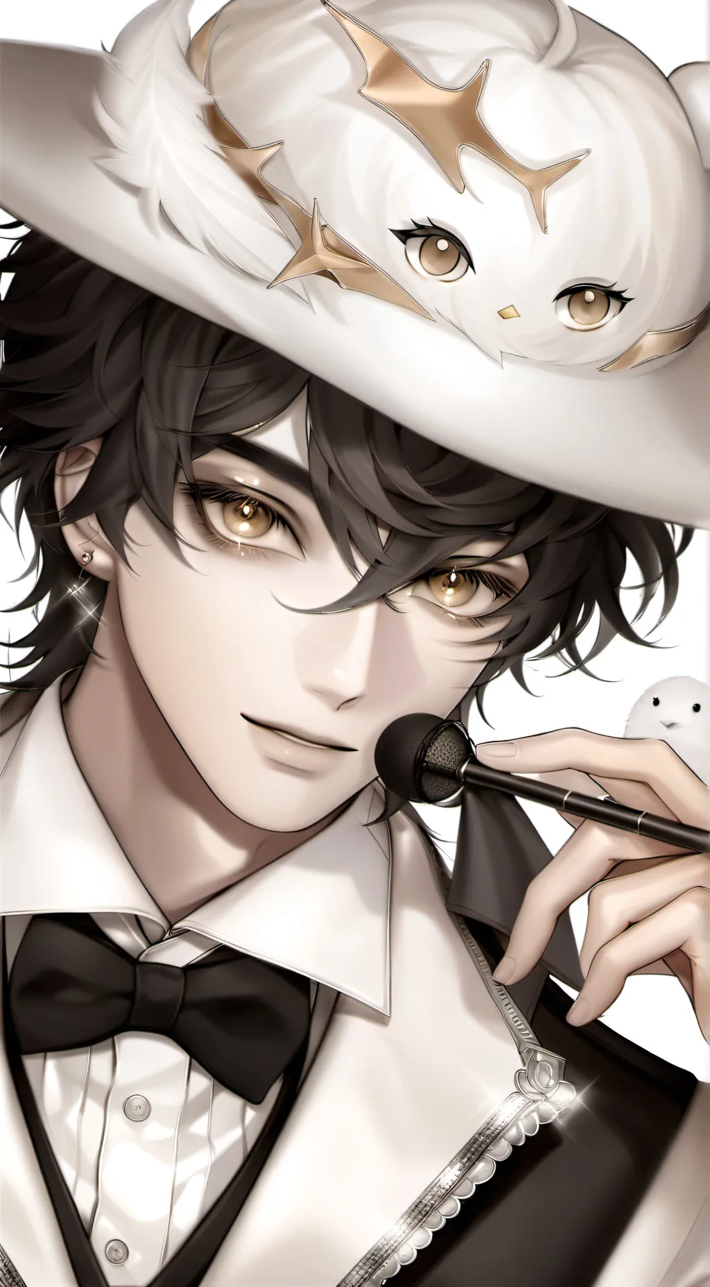 ai character: Giaco Klaus  background