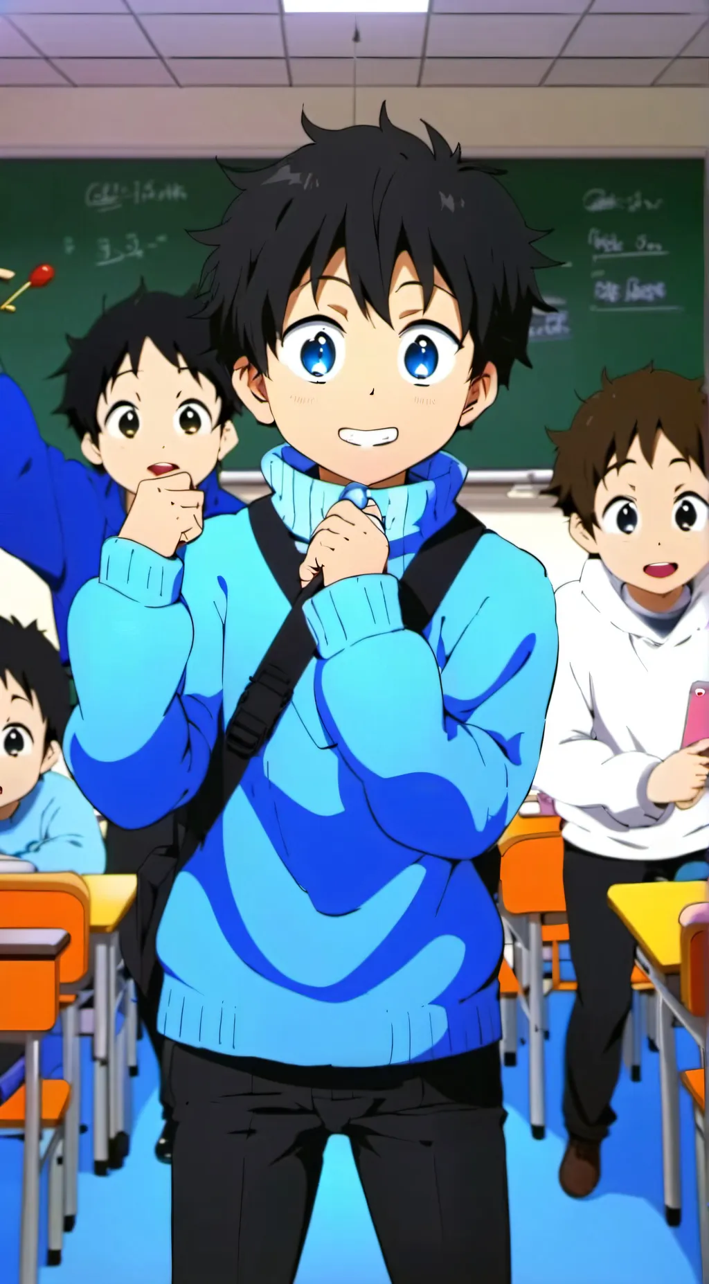 ai character: Gen 2 Class 1-A background