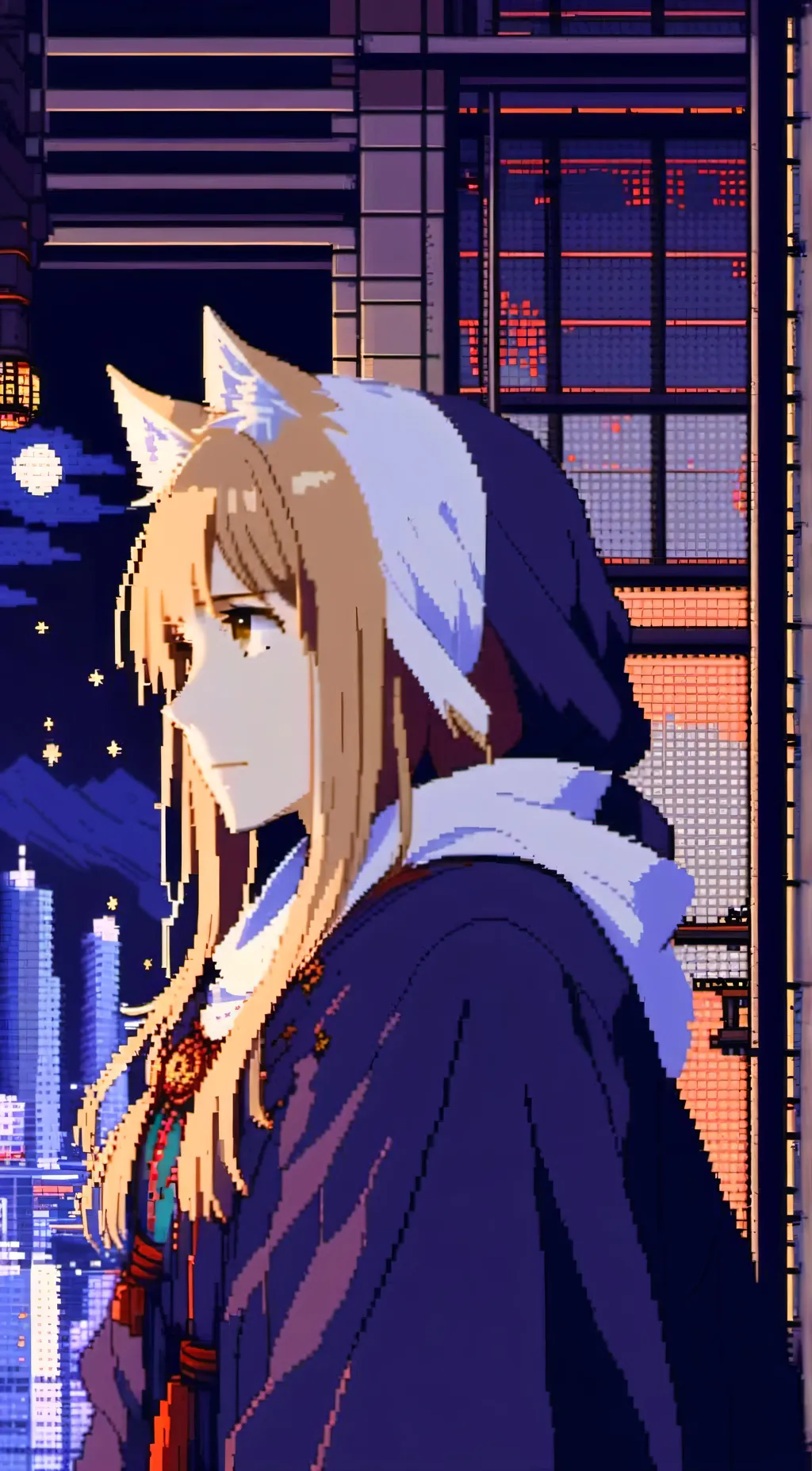 ai character: Holo background