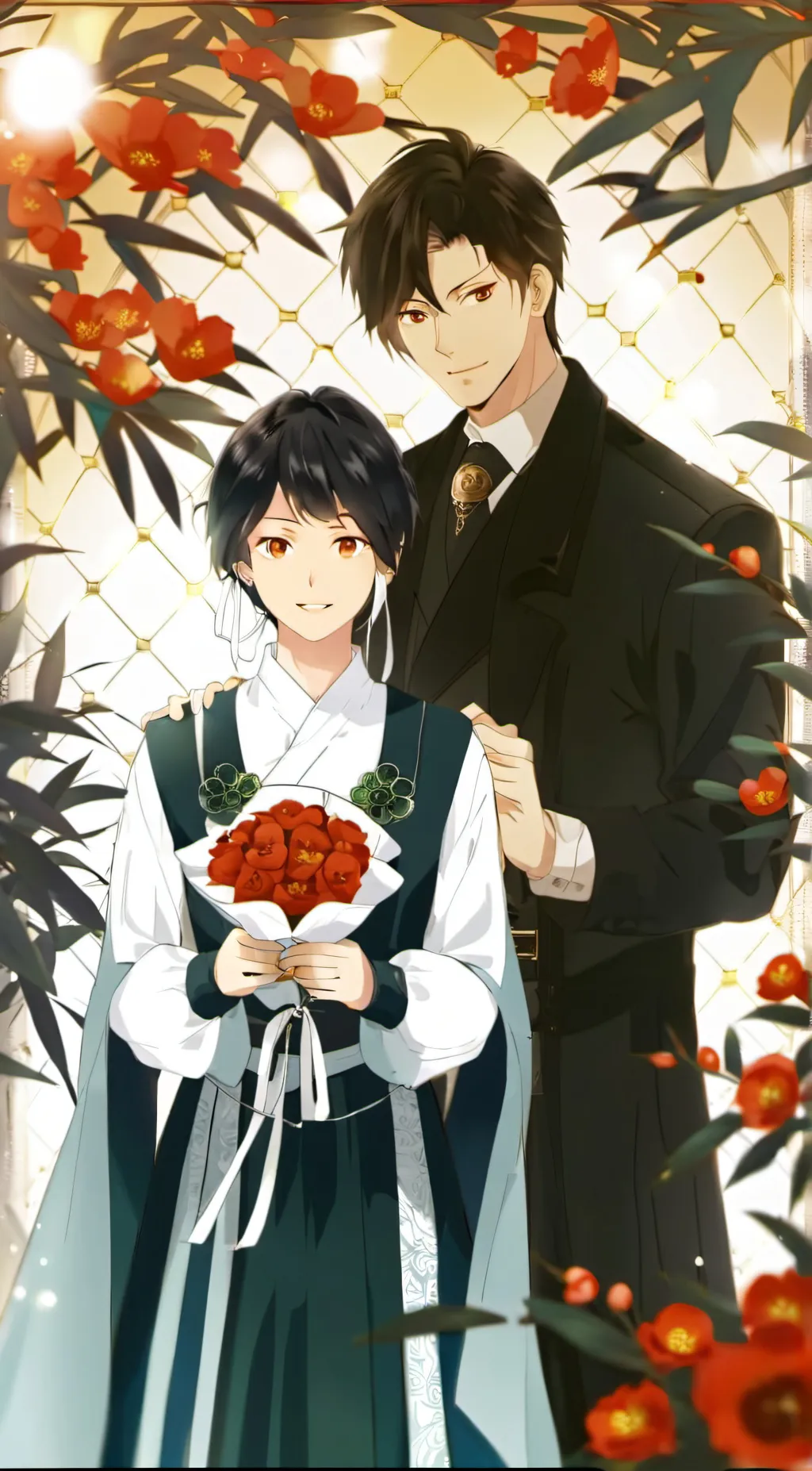 ai character: Y/n harem haikyuu  background