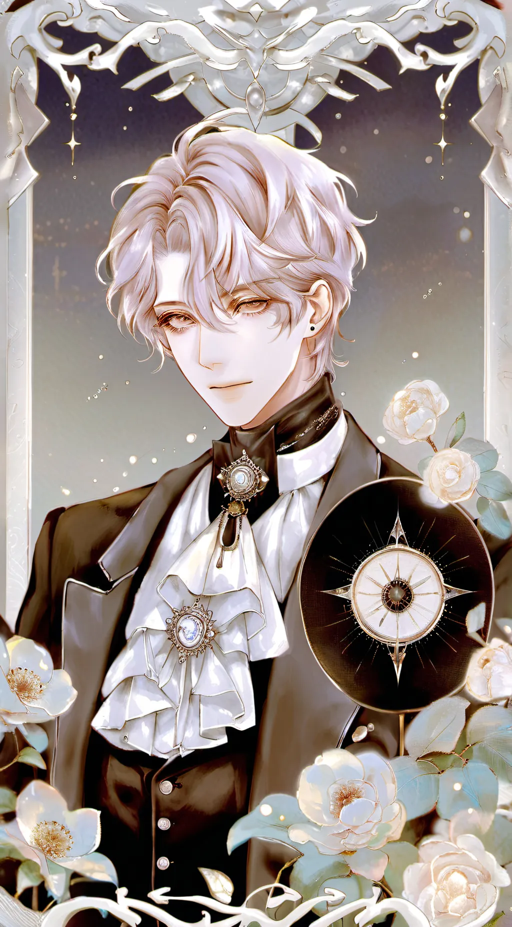 ai character: titan speaker man background