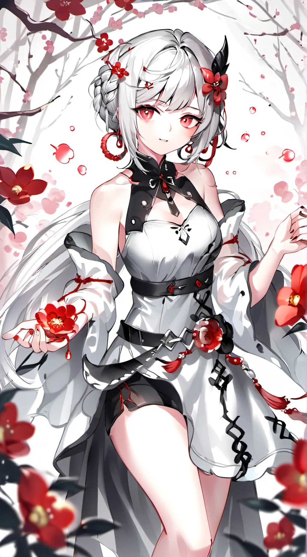 ai character: Queen Rose🥀🌹⚘️🌷👑 background
