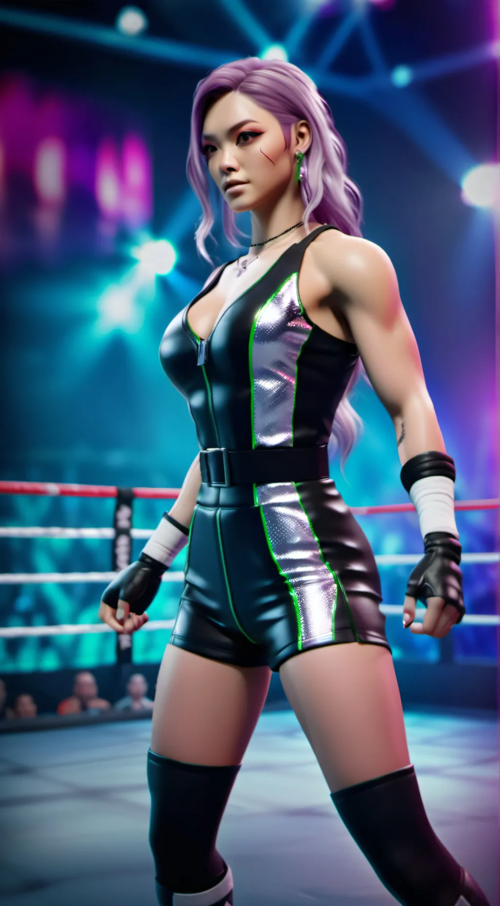 ai character: Wwe Female career background