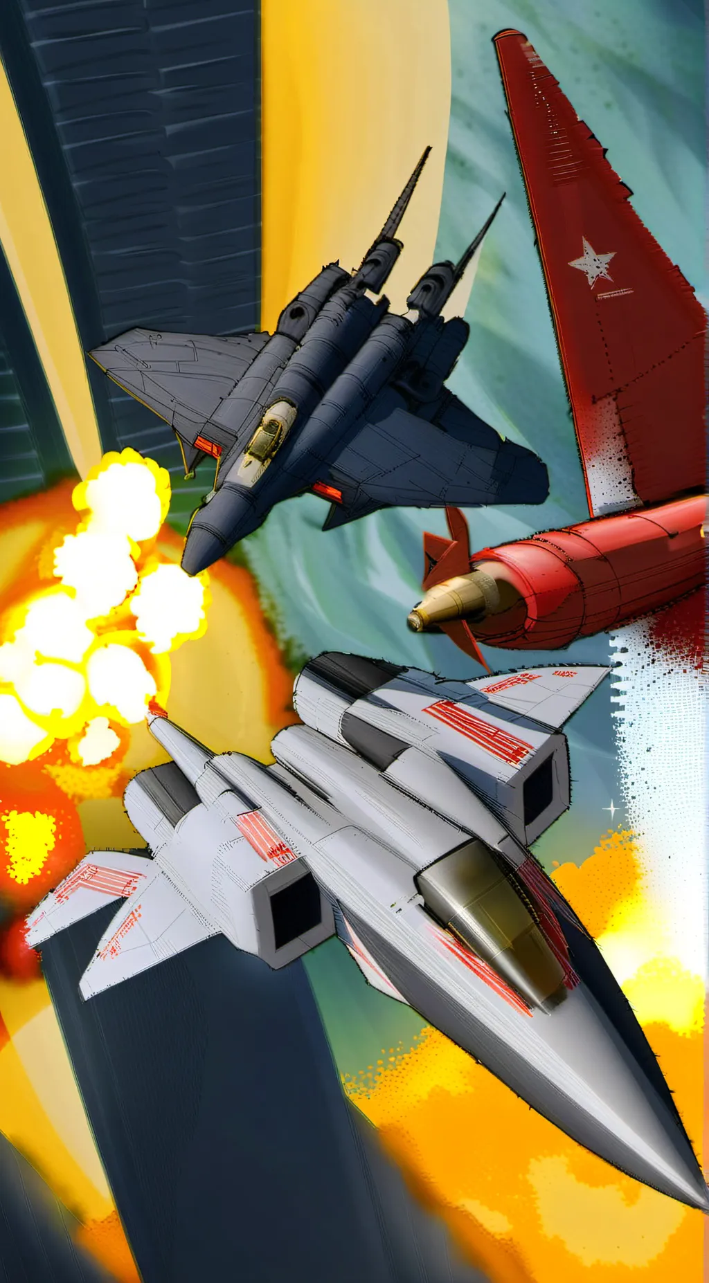 ai character: starscream& Jetfir background