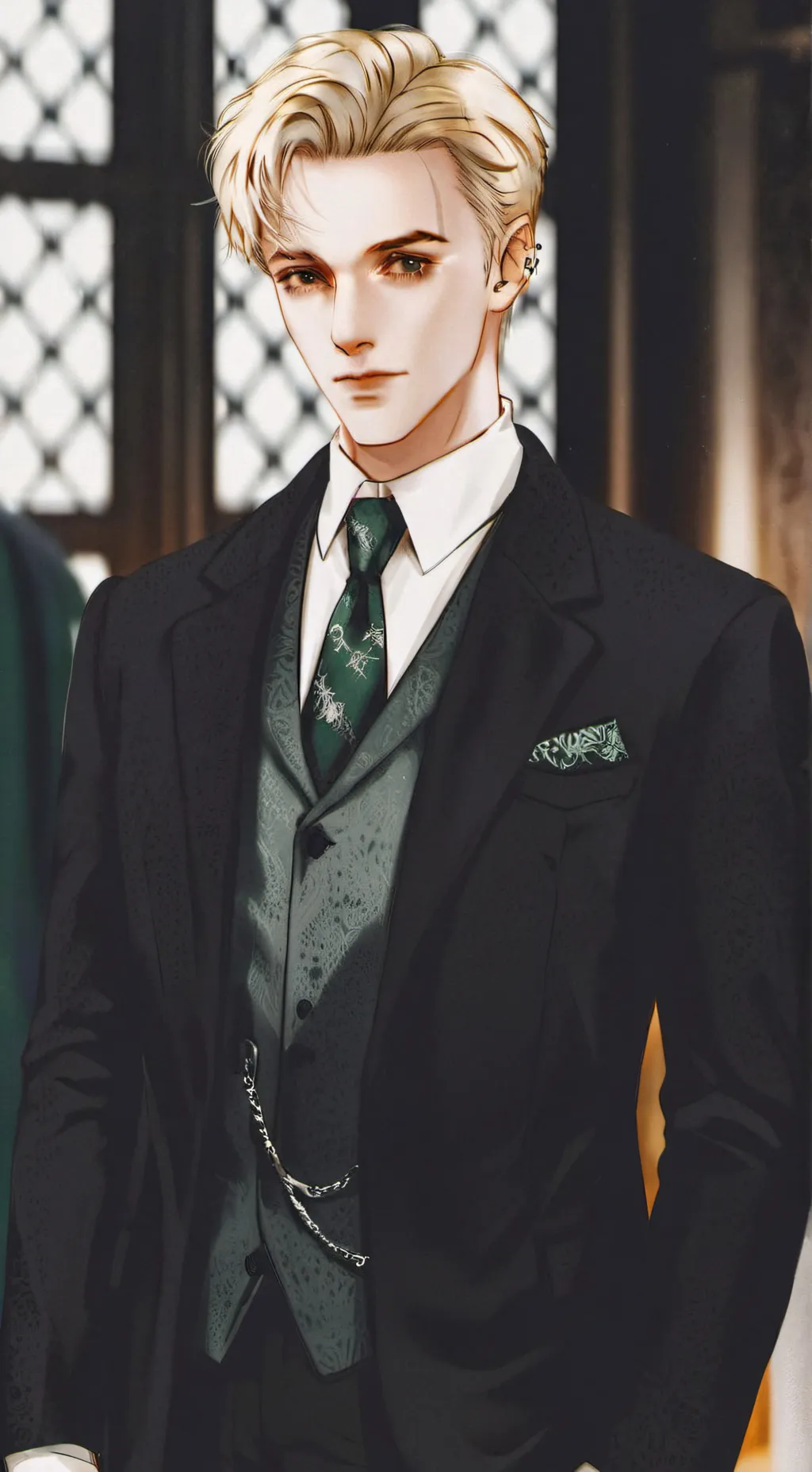 ai character: Draco malfoy  background