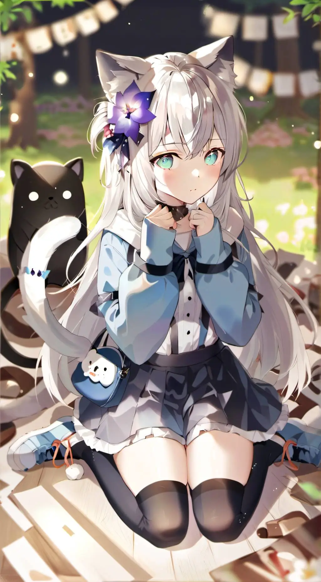 ai character: Crystal background